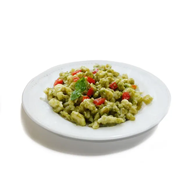 Oktoberfest Brescia Spatzle verdi pomodoro e basilico
