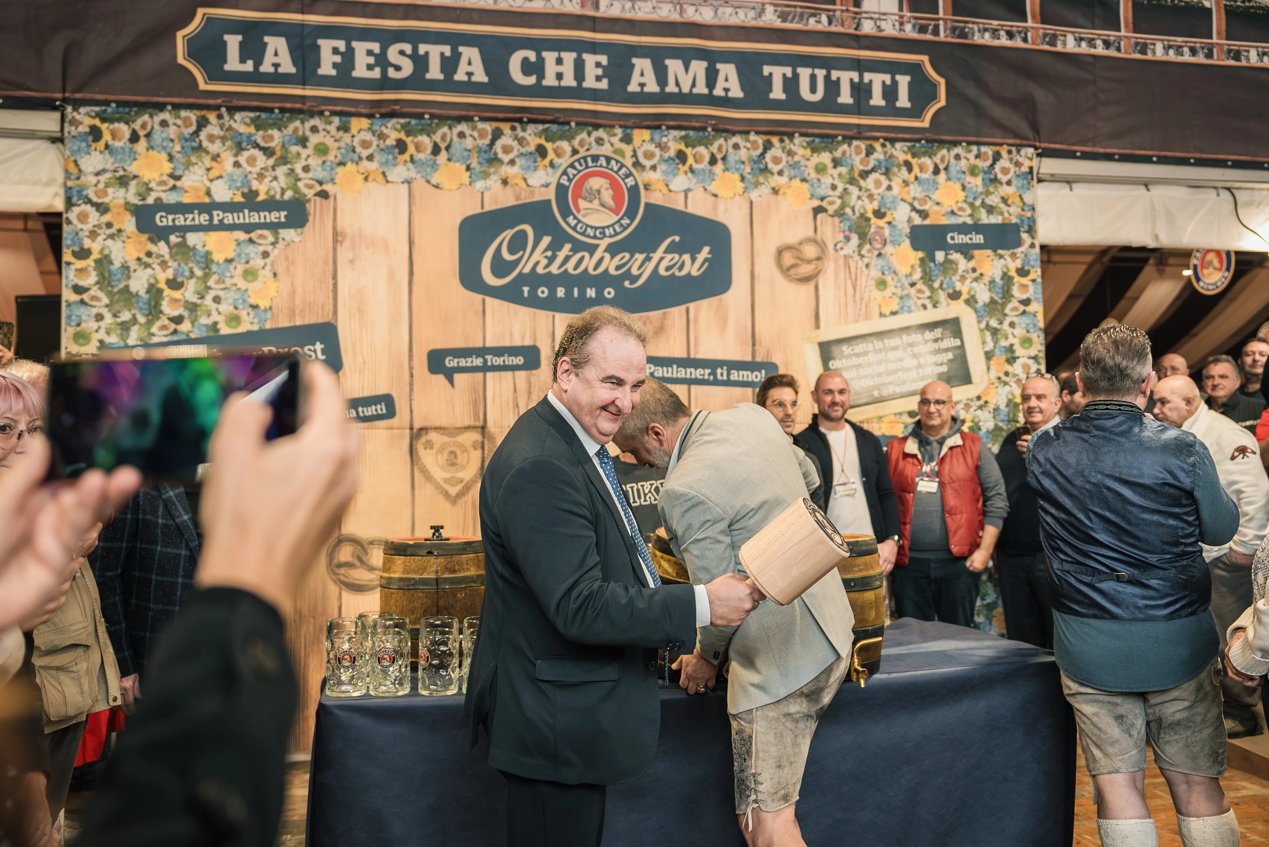 Oktoberfest Torino Apertura della prima botte